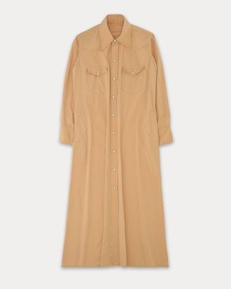 Fortela Arley Cotton Shirt Dress in Beige at Nordstrom, Size 42 Eu