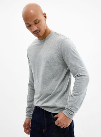 Le 31 Mens Solid long-sleeve T-shirt