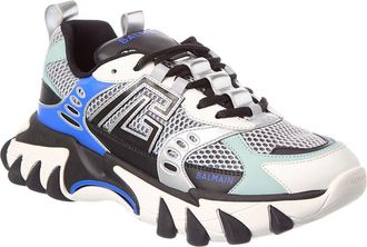 Balmain Leather & Mesh Sneaker