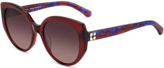 Kate Spade New York Seraphina/G/S Asian Fit C9A/3X Womens Sunglasses Red Size 55