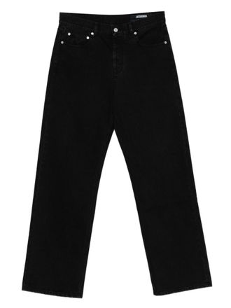 Jacquemus Black Le De-Nimes Droit jeans