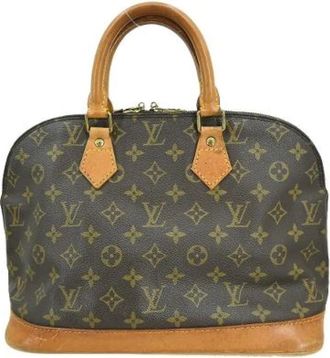 Louis Vuitton Pre-owned Handbags, female, Brown, Size: ONE SIZE Pre-owned Canvas Handbag