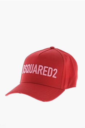 Dsquared2 Solid Baseball Cap With Embossed Logo size One Size