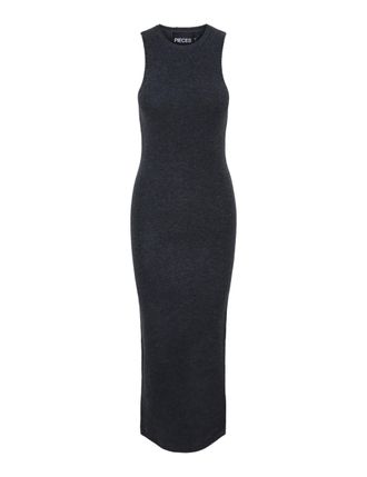 Pieces Womens Pcnanu SL High Neck Ankl. Knit Dress BC Knitted Dress, Ombr&eacute; Blue, L