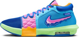 Nike Mens LeBron Witness 8 I Promise School Basketball Shoes in Multicolor | HJ2962-900