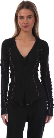 Diesel Dames/Dames T-Ribas Top (Zwart)