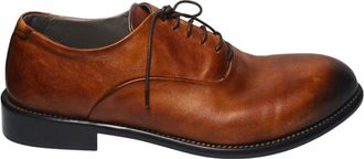 Pollini Schoenen, Heren, Bruin, 42 EU, Leer, mocassini Pelle