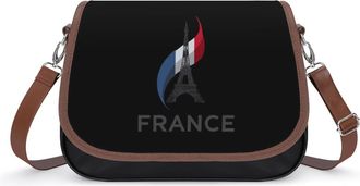 Generic France Eiffel Tower Fashion Womens Crossbody Bags Novelty Handbag Shoulder Bag Purse