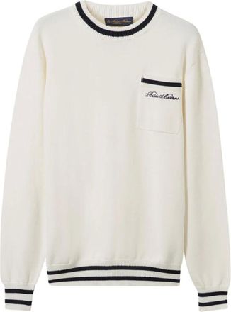 Brooks Brothers Hombre, Jerseys, Blanco, Talla: M