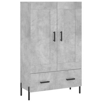 Berkfield Home Highboard Concrete Grey 69.5x31x115 cm Engineered Wood
