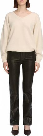 Frame Denim Le Sleek Straight Jeans In Mood Ring Coated