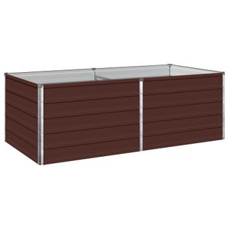 vidaXL Cama De Jard&iacute;n Elevada Marr&oacute;n 160 X 80 X 55 Cm Vidaxl