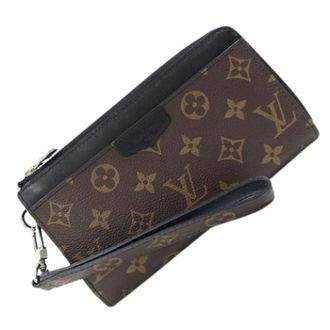 Louis Vuitton Pre-owned Long wallet (bi-fold) - Heren - Pre-owned - Bruin - Maat: ONE Size
