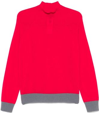 Emporio Armani Maglione con rifinitura a contrasto - Rosa