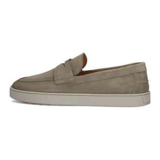 Magnanni Lage sneakers - Heren - Schoenen - Beige - Maat: 43 EU Leer