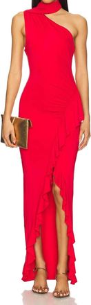 Superdown Sardina Maxi Dress In Red