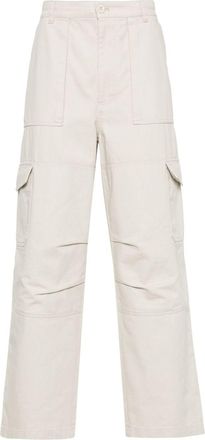 Acne Studios wide-leg cargo trousers - men - Cotton/Polyester/Cotton - 46 - Neutrals