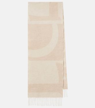 Loewe Fringed cashmere scarf