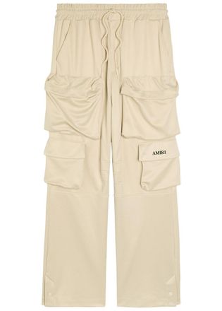 Amiri Jersey Cargo Sweatpants - White - XL