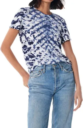 Young Fabulous & Broke Boy Short Sleeve Tee In Mazarine Boa Wash