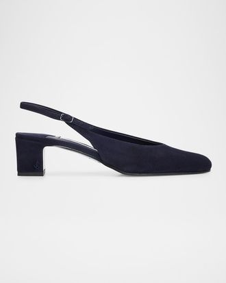 Jimmy Choo London 45mm Eyla Suede Slingback Pumps