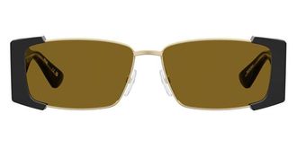 Moschino MOS206/S 2M2/70 Womens Sunglasses Gold Size 57