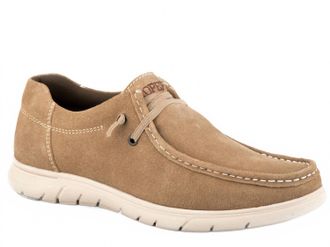 Roper Mens Mock Toe Shoe In Tan