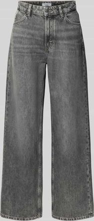 Marc O'Polo Denim Marc OPolo Denim Wide Leg Jeans aus reiner Baumwolle in Hellgrau, Größe 31/32