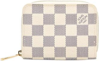 Louis Vuitton Pre-owned Wallets, female, White, Size: ONE SIZE Pre-owned Canvas Wallet