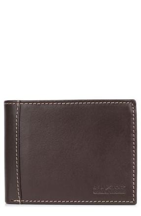 Buxton RFID Convertible Leather Thinfold Wallet in Brown at Nordstrom Rack