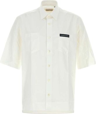 Namacheko Guardia Shirt - Heren - Korte mouwen Overhemden - Wit - L - Katoen - Overhemden
