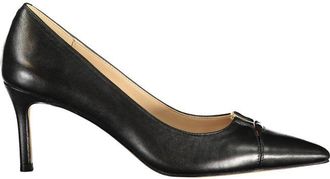 Twinset Black Leather Women Classic Womens Shoe