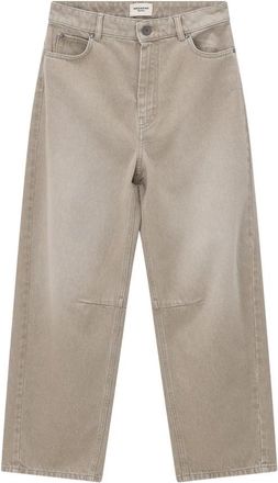 Max Mara Broeken, Dames, Beige, 2Xs, Denim, Wijde broek