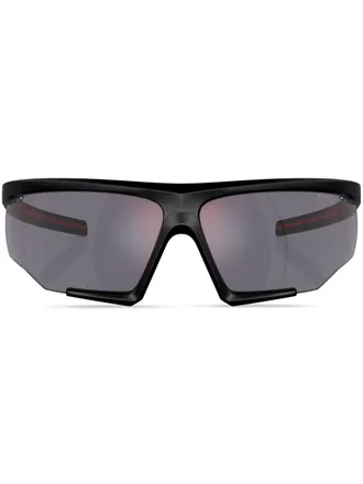 Prada Occhiali da sole oversize - Nero