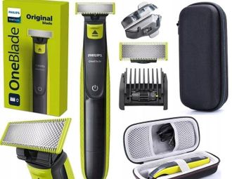 OEM Afeitadora Facial Y Corporal Resistente Al Agua, Una Cuchilla Philips 5 En 1 + Estuche