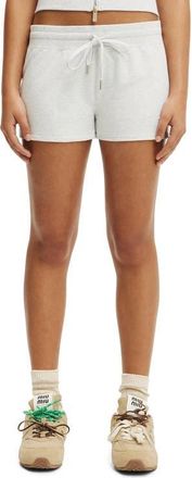 Cotton On Womens Active Sculpt Fleece Mini Short in Cloudy Grey Marle at Nordstrom, Size Xx-Small