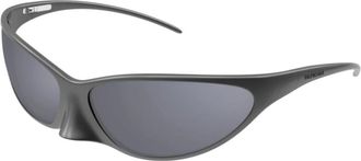 Balenciaga Aluminium Zonnebril - unisex - Zonnebrillen - Grijs - 70 MM - Nylon - Accessoires