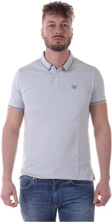 Armani Jeans Polo Shirts - Heren - Polos - Groen - M - Katoen - Tops