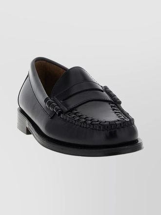 G.H. Bass & Co. leather weejuns larson weave loafers