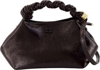 Ganni Bou Small Handtas - Dames - Handtassen - Bruin - ONE Size - Polyester - Tassen