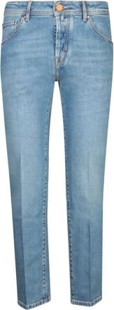 Jacob Cohen Slim-fit Jeans - Heren - Slim Fit Jeans - Blauw - W36 - Denim - Jeans