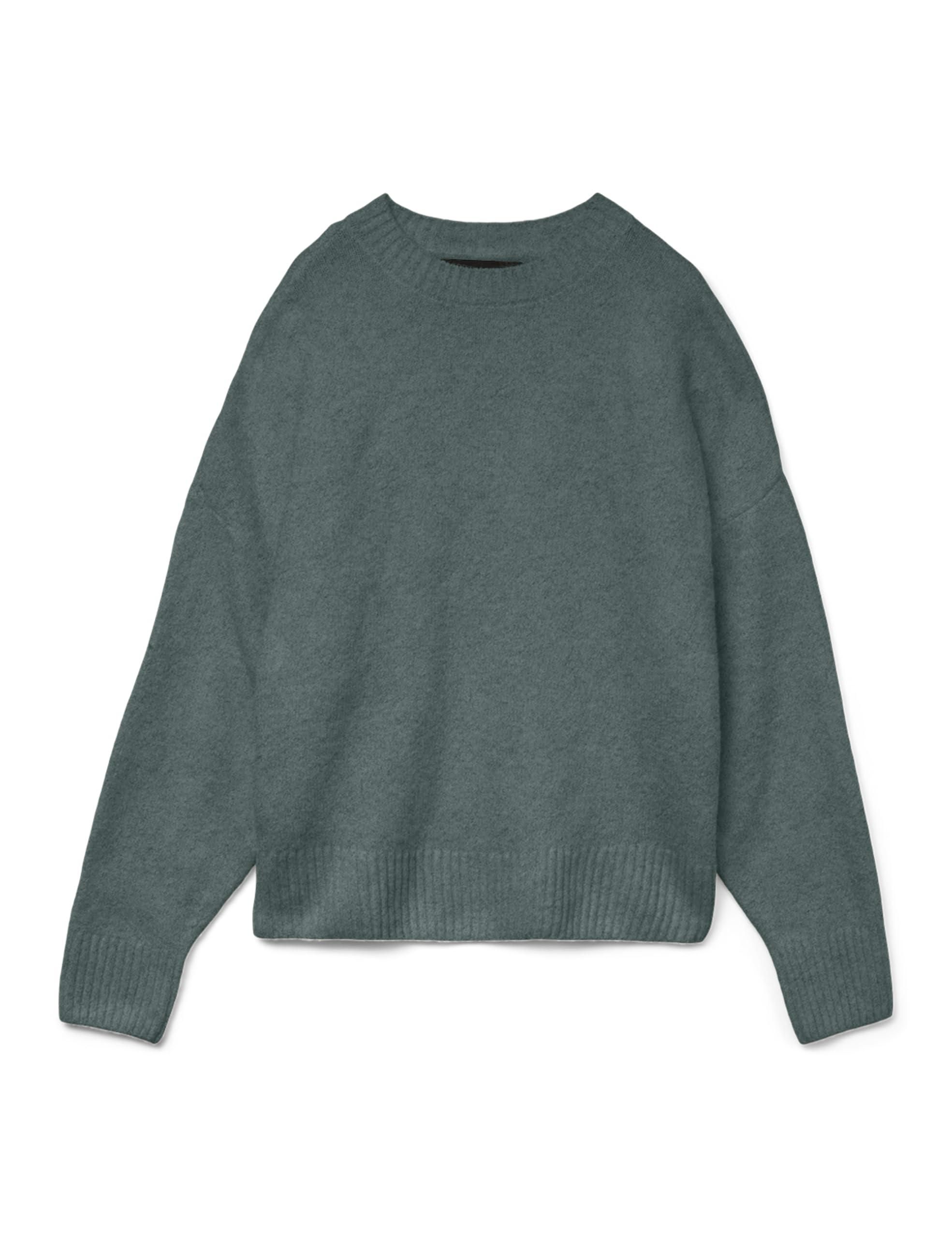 Vero Moda Tall VMPLAZA BLOCK - Pullover - dark forest/vert foncé