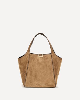 Brunello Cucinelli Small sartorial suede Bucket Bag Female UNI