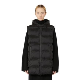 Max Mara Dames, Jassen, Zwart, Maat: L Leer