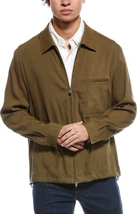 HUGO BOSS Carper Zip Linen-Blend Jacket