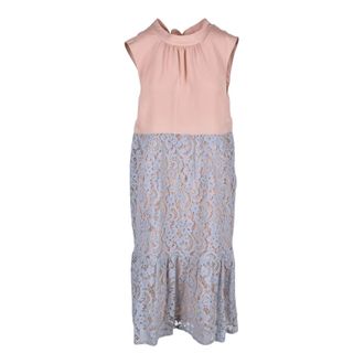 Semicouture Dames, Jurken, Veelkleurig, Maat: M Katoen