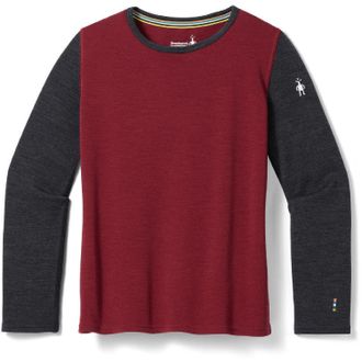 Smartwool Classic Thermal Merino Crew Base Layer Top Red XS