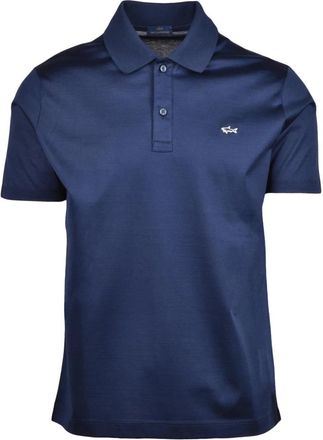Paul & Shark Polo - Heren - Polos - Blauw - 2XL - Katoen - Tops