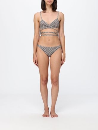 Gucci Bikini in jersey con monogramma GG e scollo a triangolo