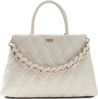 Guess Tassen, Dames, Wit, ONE Size, Maxine Girlfriend Satchel